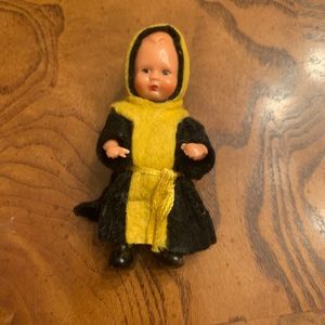 Vintage German celluloid doll